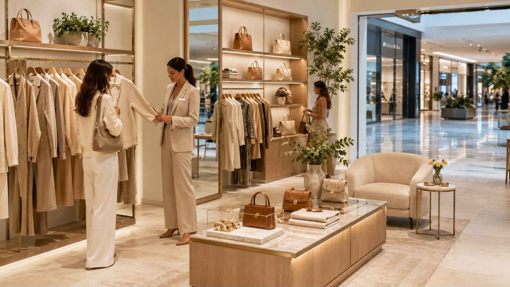 Scent marketing in a luxury retail store